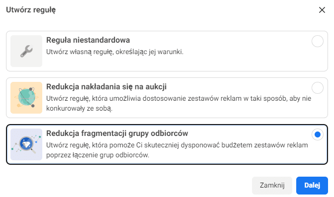 Redukcja fragmentacji grupy odbiorców na Facebooku – co to jest i kiedy może się przydać?