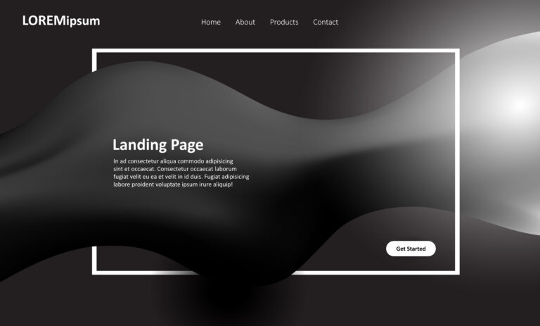 Landing page