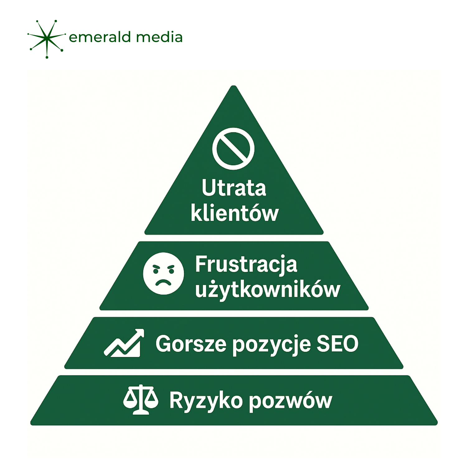 Dostępność stron internetowych - dlaczego warto? Infografika