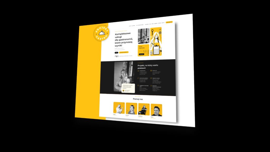 Platforma WordPress dla firmy consultingowej w gastronomii