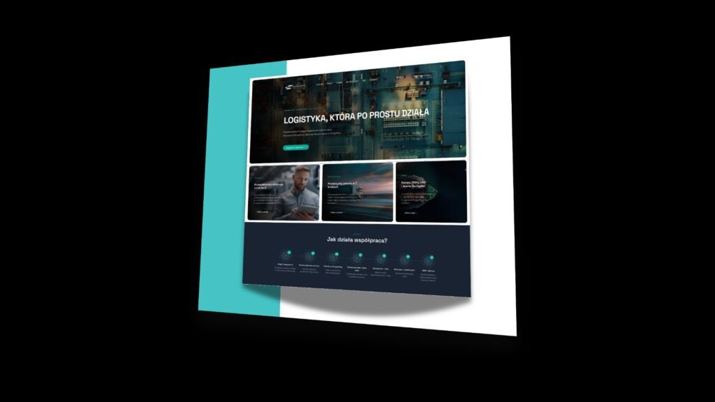 Dedykowany motyw WordPress dla firmy spedycyjnej