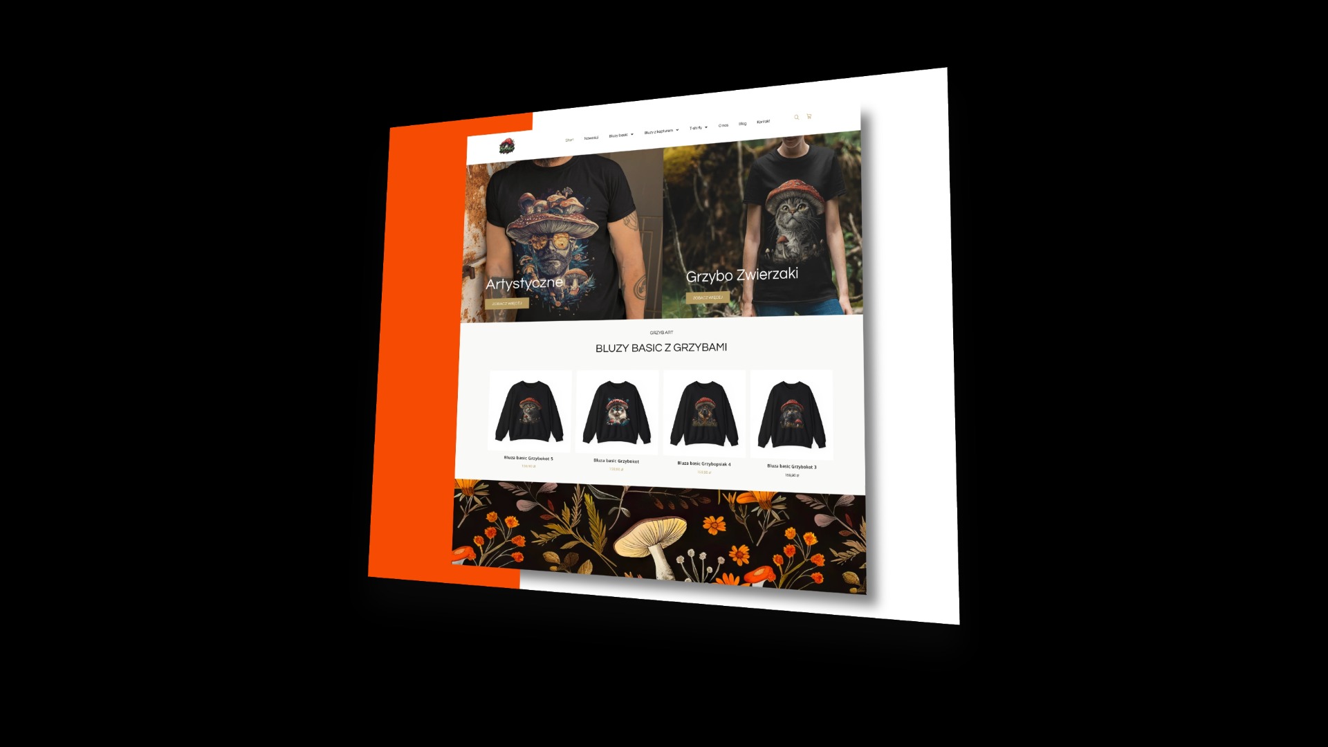 Sklep WooCommerce dla marki odzieżowej z autorskimi grafikami